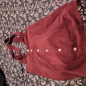 Red Overall Skirt